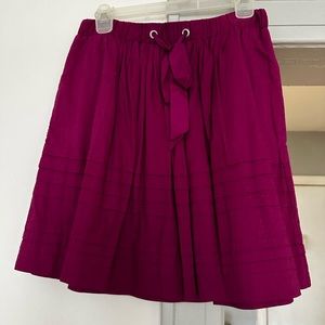 Purple Odille skirt from Anthropologie. Women’s small. 100% cotton.